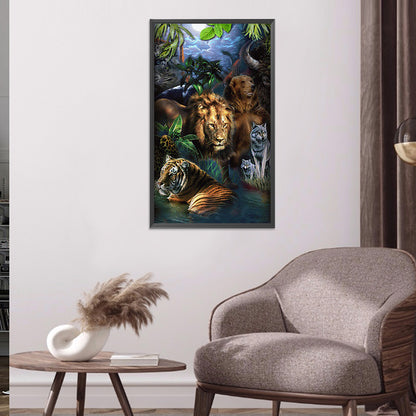 Zoo 40*70CM(Canvas) Full Round Drill Diamond Painting
