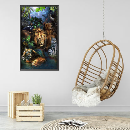 Zoo 40*70CM(Canvas) Full Round Drill Diamond Painting