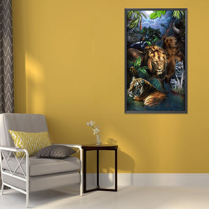 Zoo 40*70CM(Canvas) Full Round Drill Diamond Painting