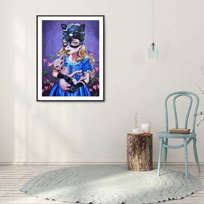 Girl 30*40CM(Canvas) Full Square Drill Diamond Painting