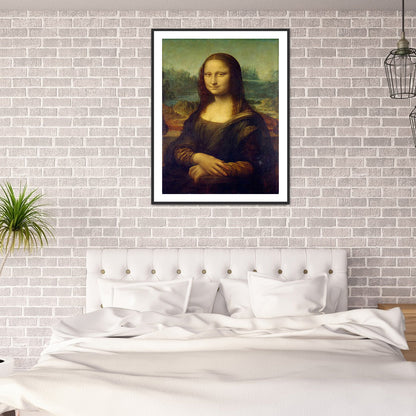Mona Lisa 30*40CM(Canvas) Full Round Drill Diamond Painting