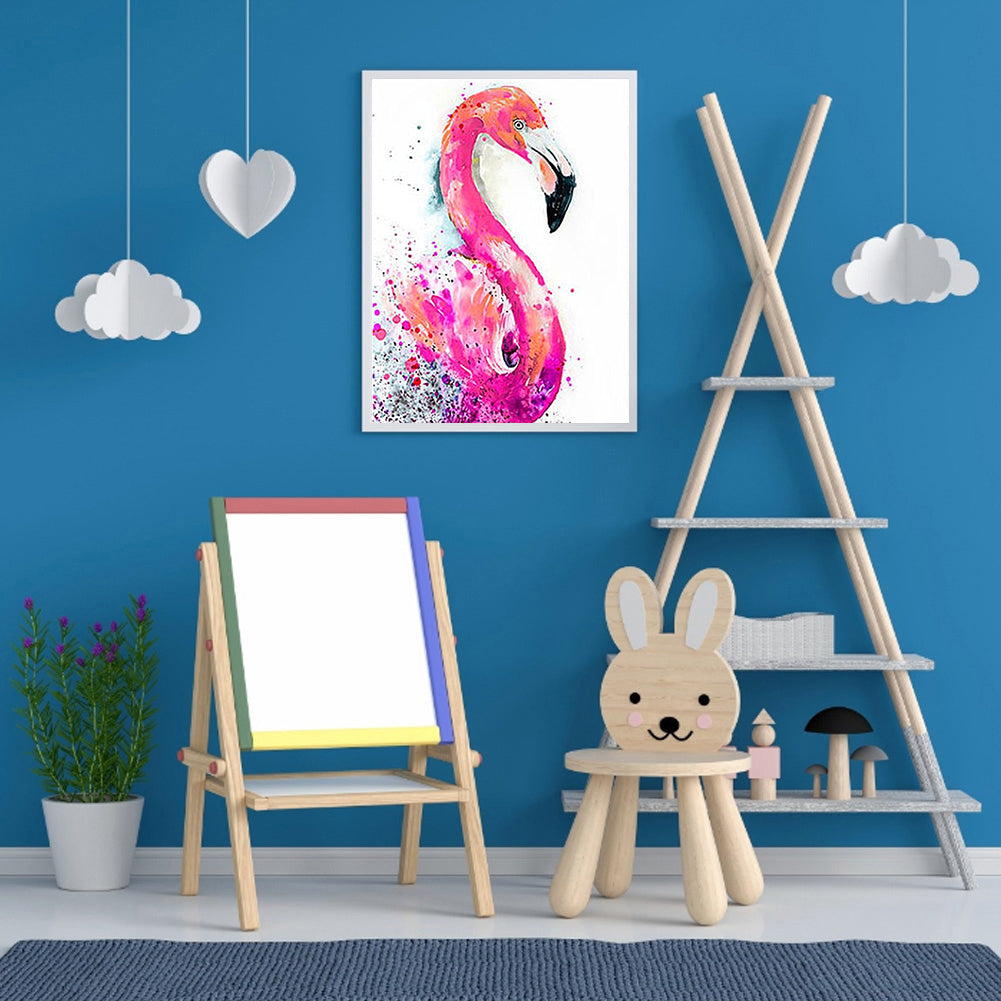 Flamingo 30*40CM(Canvas) Full Round Drill Diamond Painting