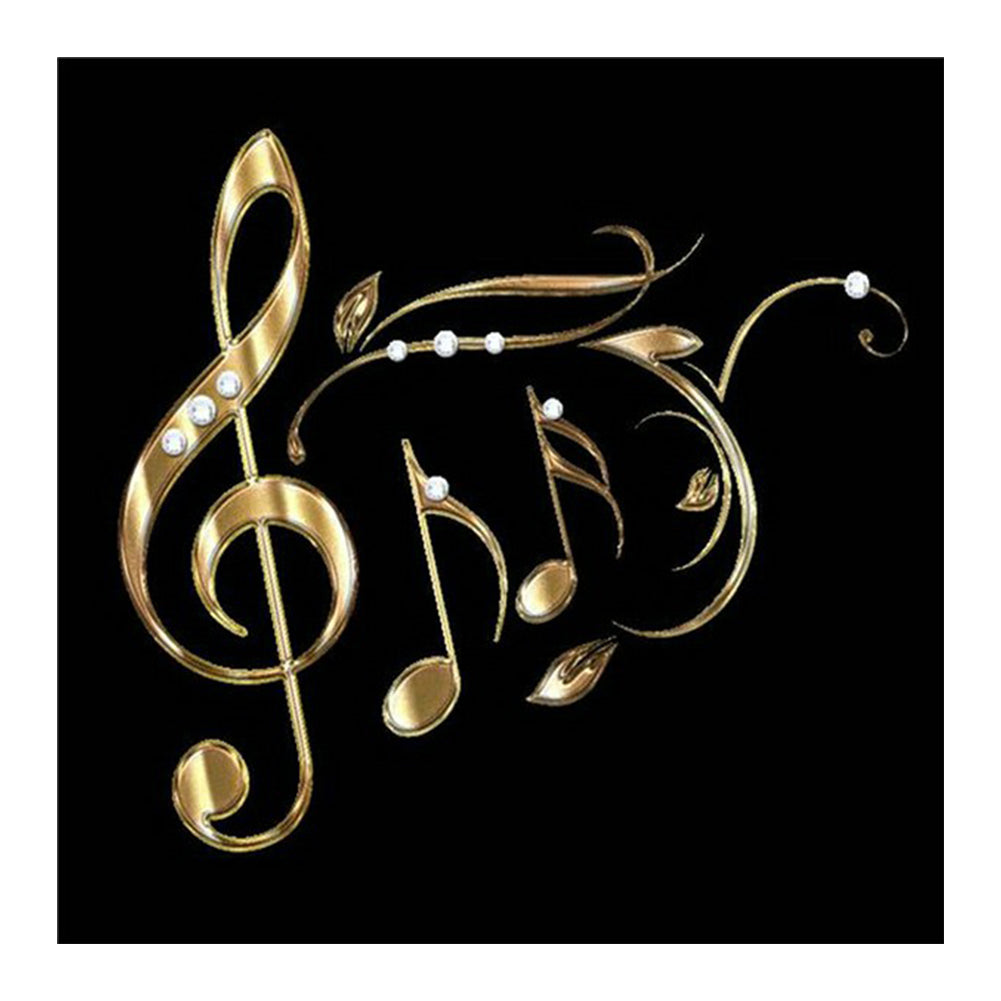 Musical Note 30*30CM(Canvas) Full Round Drill Diamond Painting