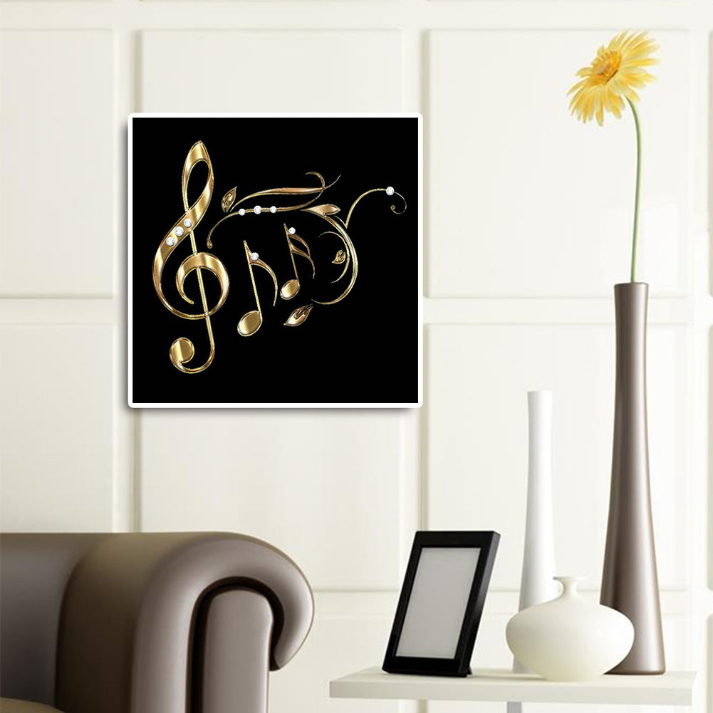 Musical Note 30*30CM(Canvas) Full Round Drill Diamond Painting