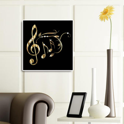 Musical Note 30*30CM(Canvas) Full Round Drill Diamond Painting