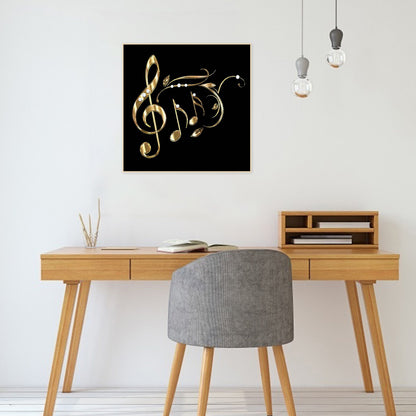 Musical Note 30*30CM(Canvas) Full Round Drill Diamond Painting