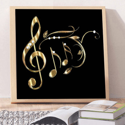Musical Note 30*30CM(Canvas) Full Round Drill Diamond Painting