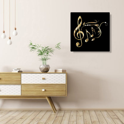 Musical Note 30*30CM(Canvas) Full Round Drill Diamond Painting