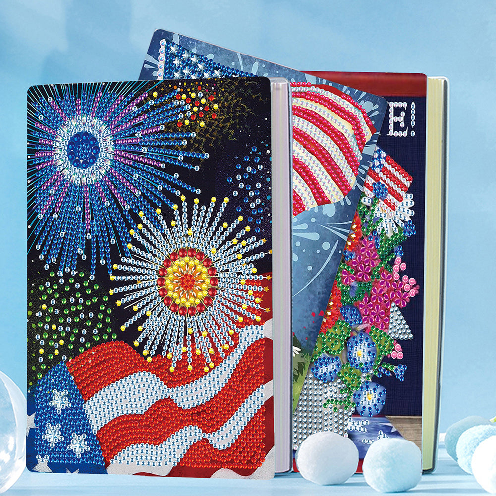 DIY Diamond Painting Notebook Special Shaped Drill A5 Diary Book 50 Pages