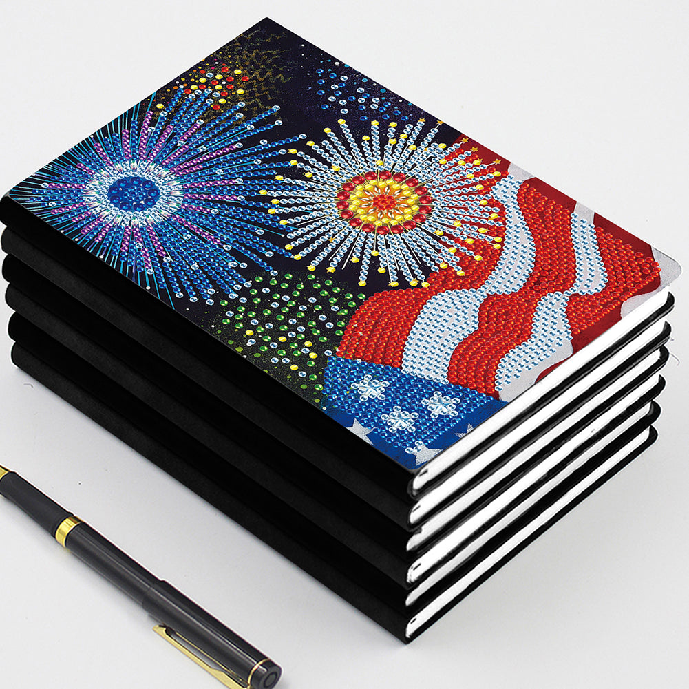 DIY Diamond Painting Notebook Special Shaped Drill A5 Diary Book 50 Pages