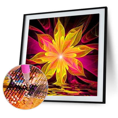 Flower 30*30CM(Canvas) Full Round Drill Diamond Painting