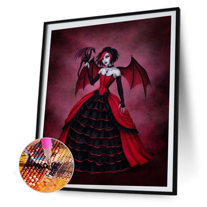 Bat Fairy 30*40CM(Canvas) Full Round Drill Diamond Painting