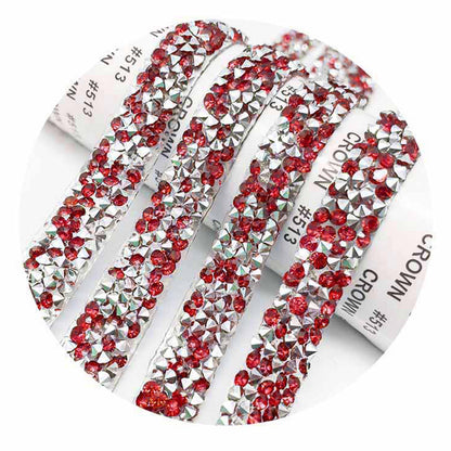 Self Adhesive Crystal Rhinestone Diamond Ribbon DIY Car Phone Sticker Tape