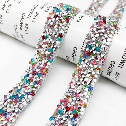 Self Adhesive Crystal Rhinestone Diamond Ribbon DIY Car Phone Sticker Tape