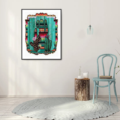 Cactus 30*40CM(Canvas) Full Round Drill Diamond Painting