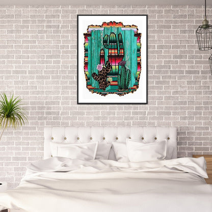 Cactus 30*40CM(Canvas) Full Round Drill Diamond Painting