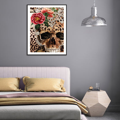 Skeleton 30*40CM(Canvas) Full Round Drill Diamond Painting