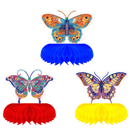 3x 3D Honeycomb Decoration Child Birthday Party Baby Shower Decor Supplies