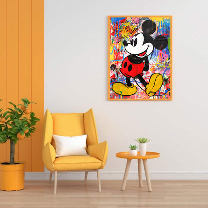 Mickey Mouse 30*40CM(Canvas) Full Round Drill Diamond Painting