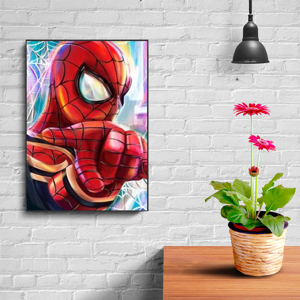 Spiderman 30*40CM(Canvas) Full Round Drill Diamond Painting