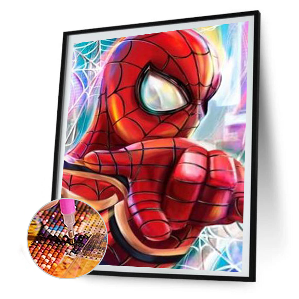 Spiderman 30*40CM(Canvas) Full Round Drill Diamond Painting