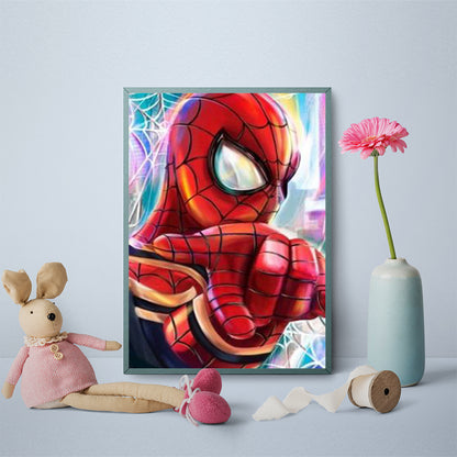 Spiderman 30*40CM(Canvas) Full Round Drill Diamond Painting