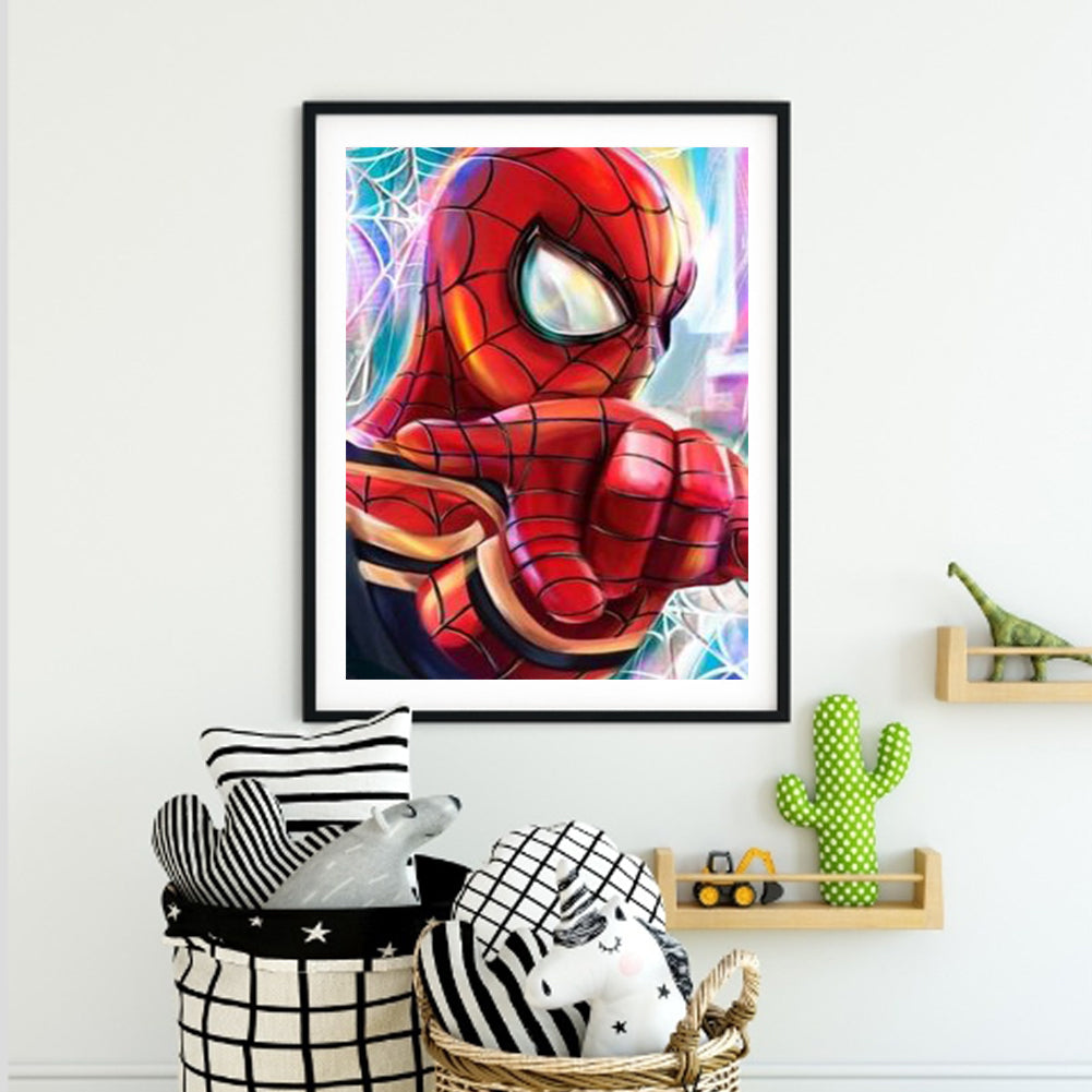 Spiderman 30*40CM(Canvas) Full Round Drill Diamond Painting