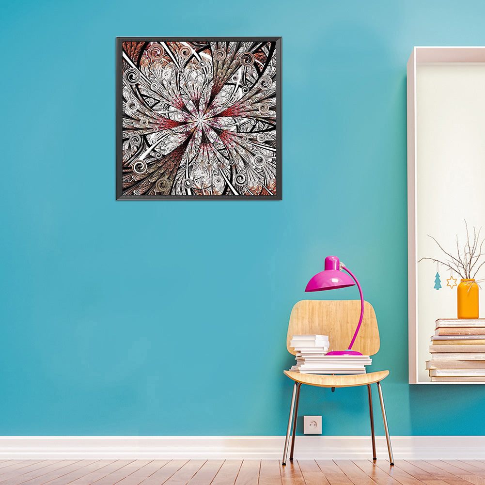 Mandala Pattern - Full Round Drill Diamond Painting 35*35CM