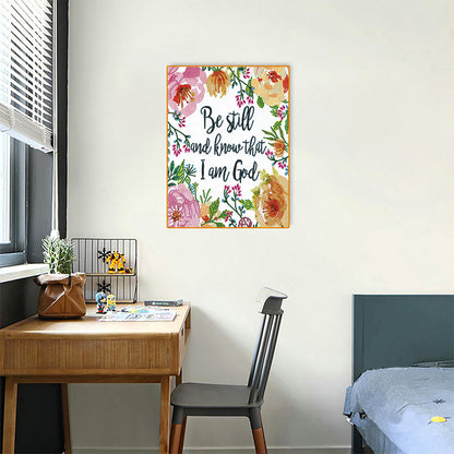 English 30*40CM(Canvas) Special Shaped Drill Diamond Paiting