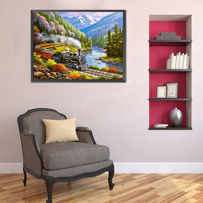 Train - Full Round Drill Diamond Painting 60*50CM