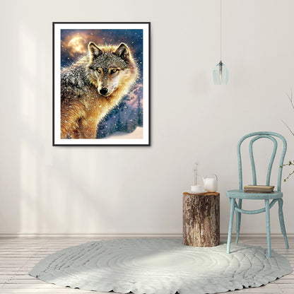 Wolf - Full Round Drill Diamond Painting 30*40CM