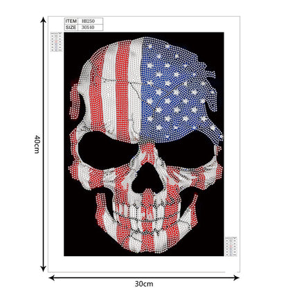 Independence Day 30*40CM(Canvas) Special Shaped Drill Diamond Paiting