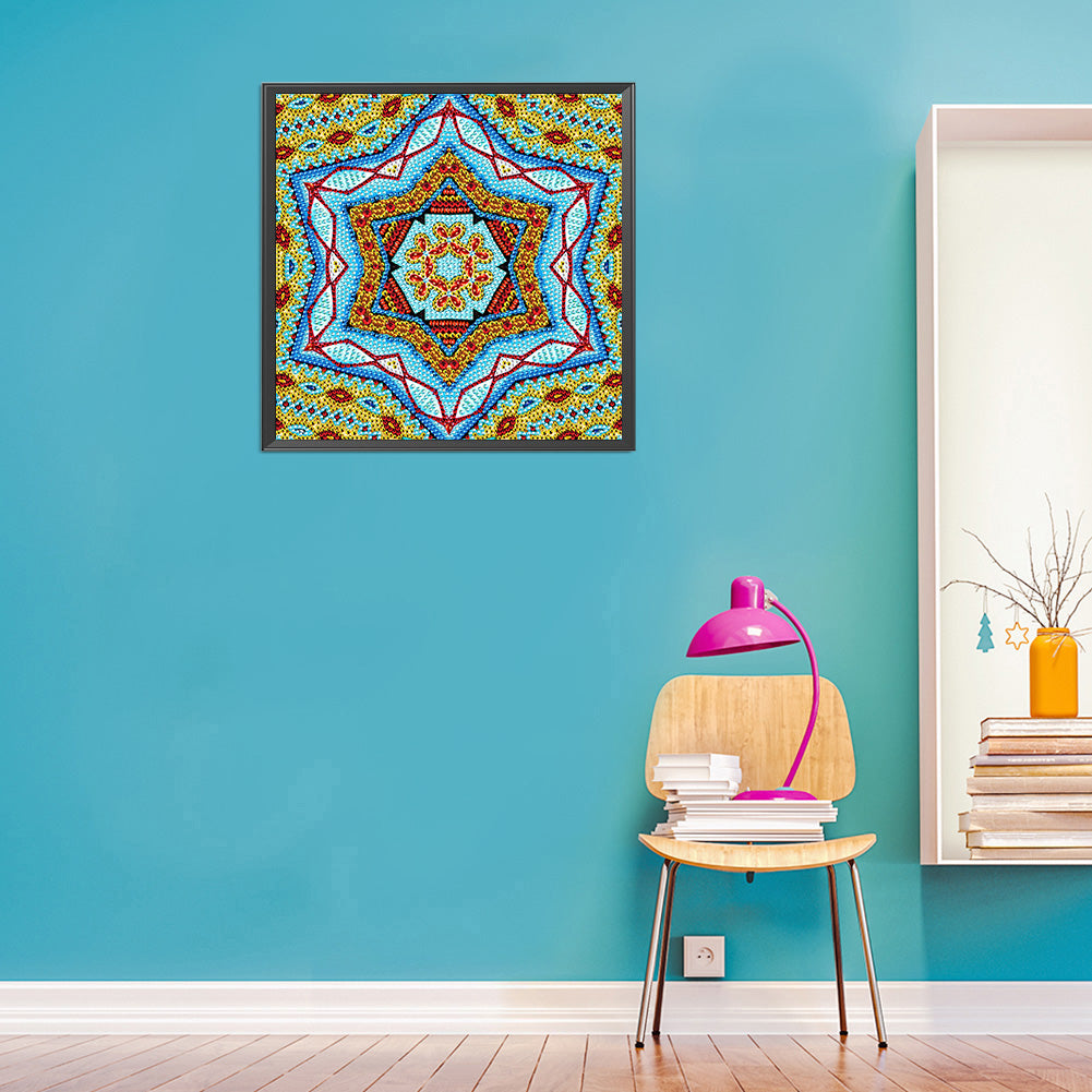 Mandala 30*30CM(Canvas) Crystal Drill Diamond Paiting