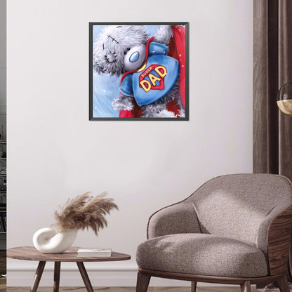 Toy Bear 30*30CM(Canvas) Full Round Drill Diamond Painting