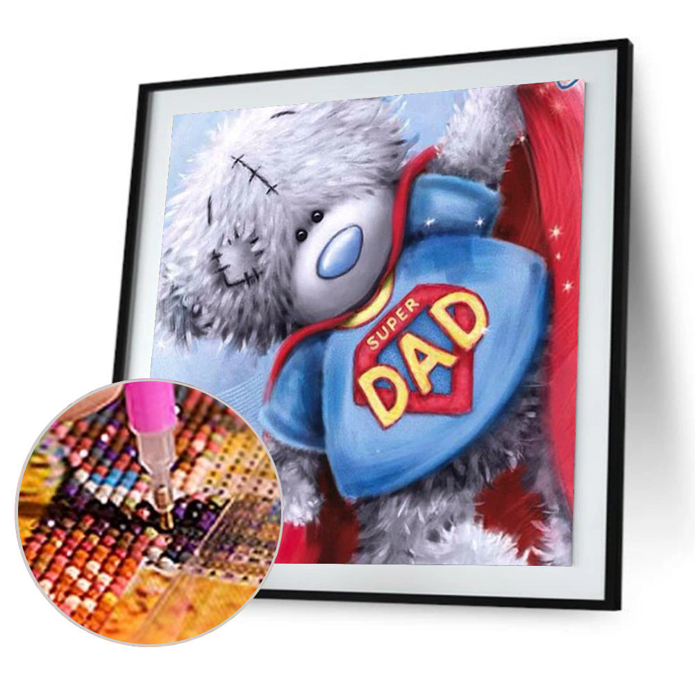 Toy Bear 30*30CM(Canvas) Full Round Drill Diamond Painting