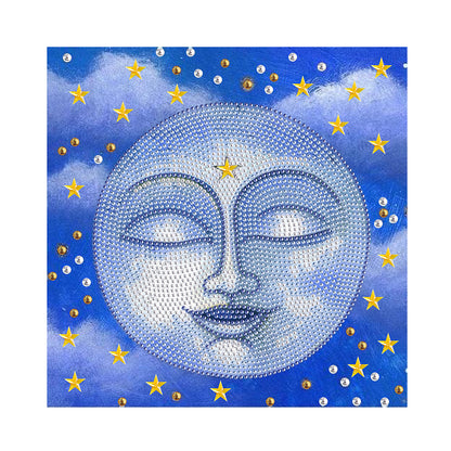 Moon 30*30CM(Canvas) Special Shaped Drill Diamond Paiting