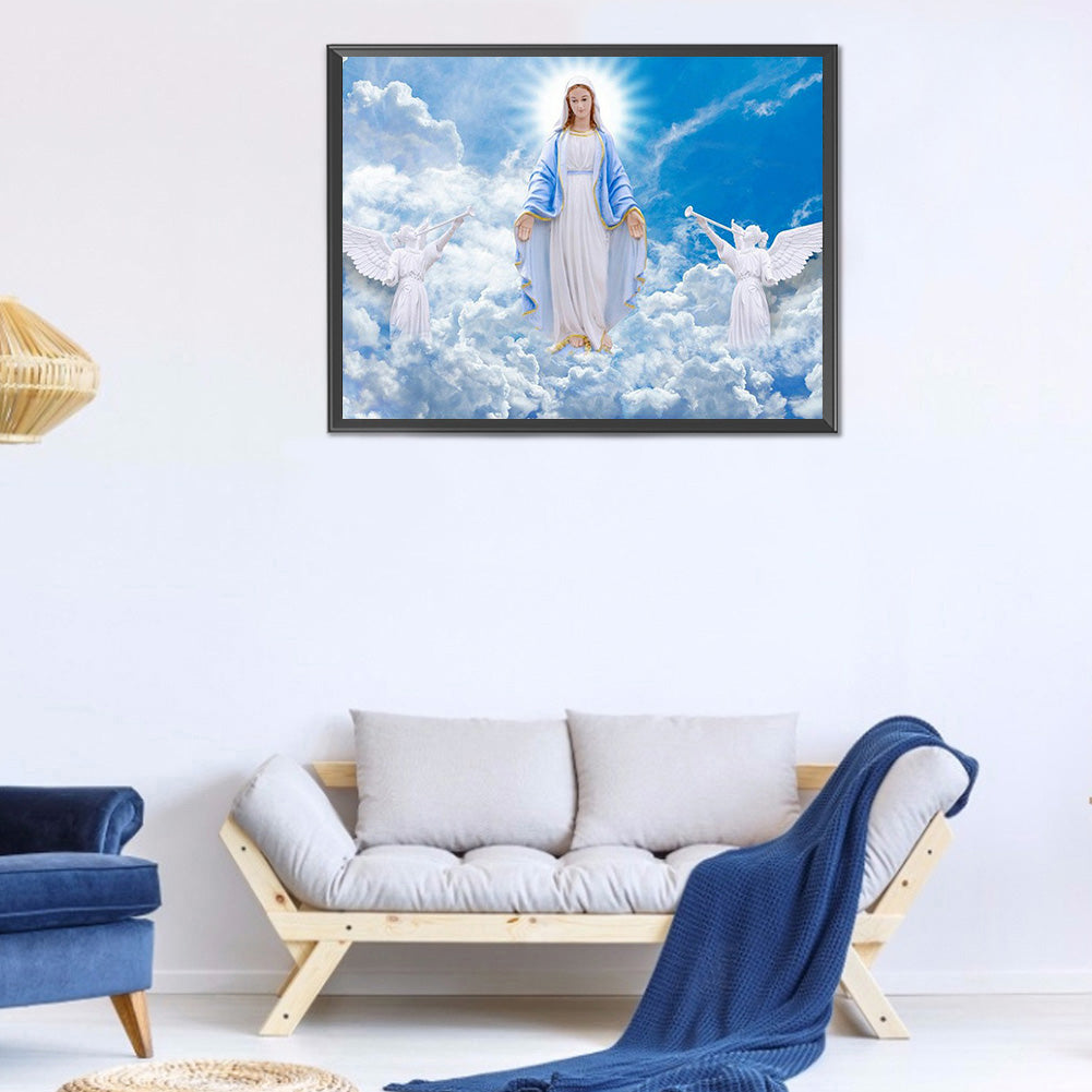 Jesus 40*30CM(Canvas) Full Round Drill Diamond Painting