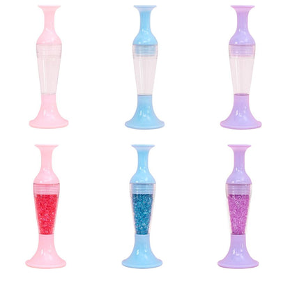 Flower Pot 5D Diamond Painting Point Drill Pen DIY Crafts (w/ Drill Blue)