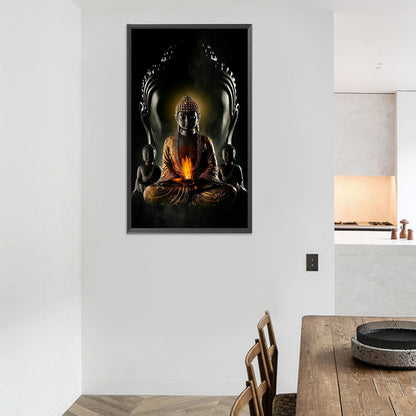 Buddha'S Light Shines - Full Round Drill Diamond Painting 40*70CM