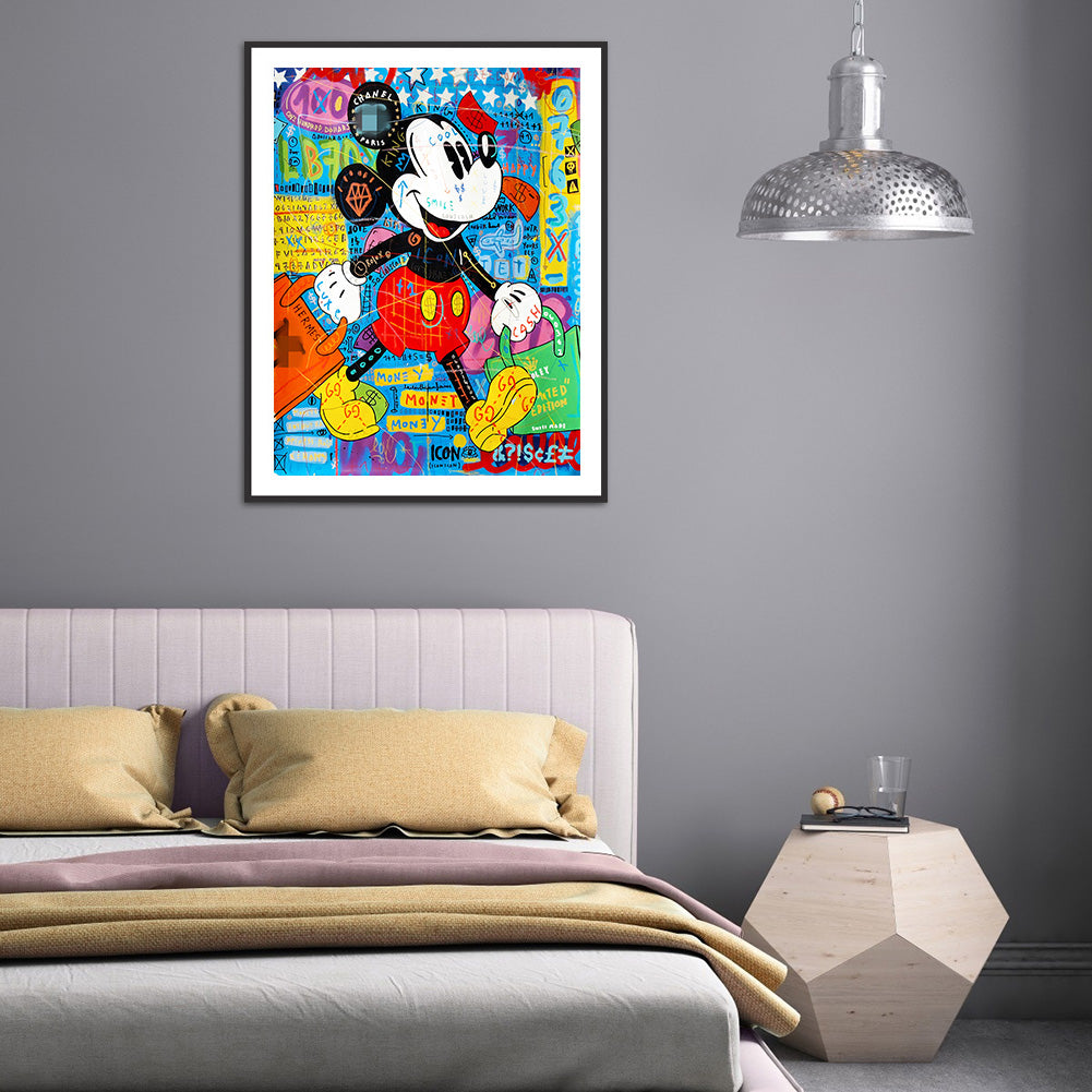 Watercolor Doodle - Full Round Drill Diamond Painting 30*40CM