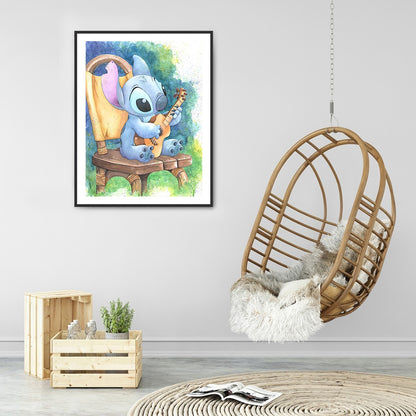 Watercolor Doodle - Full Round Drill Diamond Painting 30*40CM