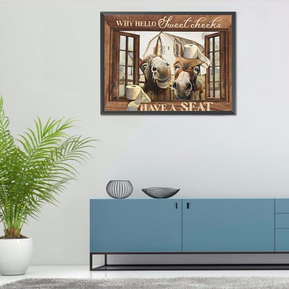 Donkey - Full Round Drill Diamond Painting 50*40CM