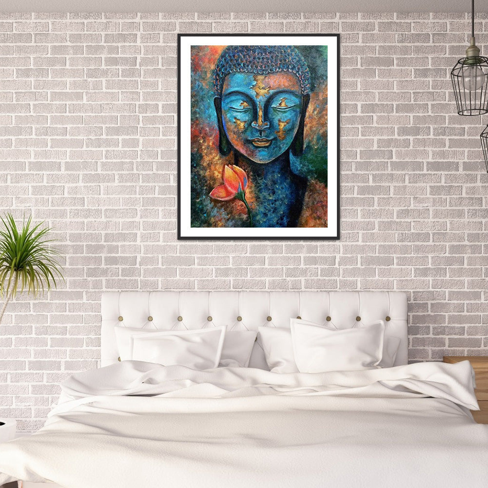 Buddha Statue - Full Round Drill Diamond Painting 50*60CM