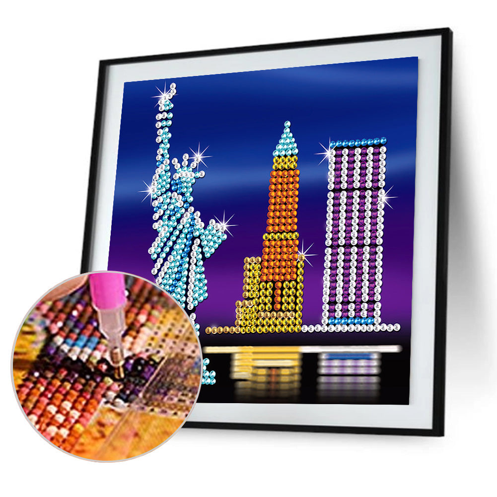City ??Building - Crystal Drill Diamond Paiting 30*30CM