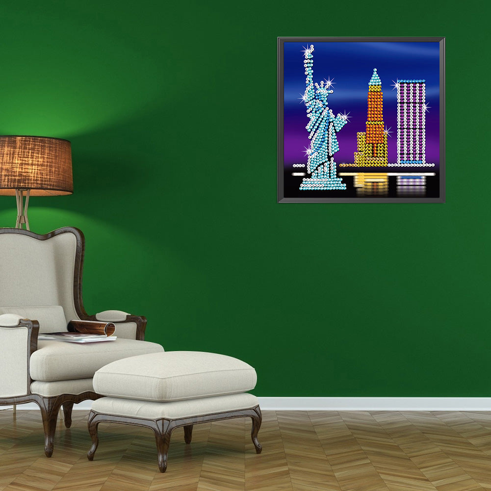 City ??Building - Crystal Drill Diamond Paiting 30*30CM