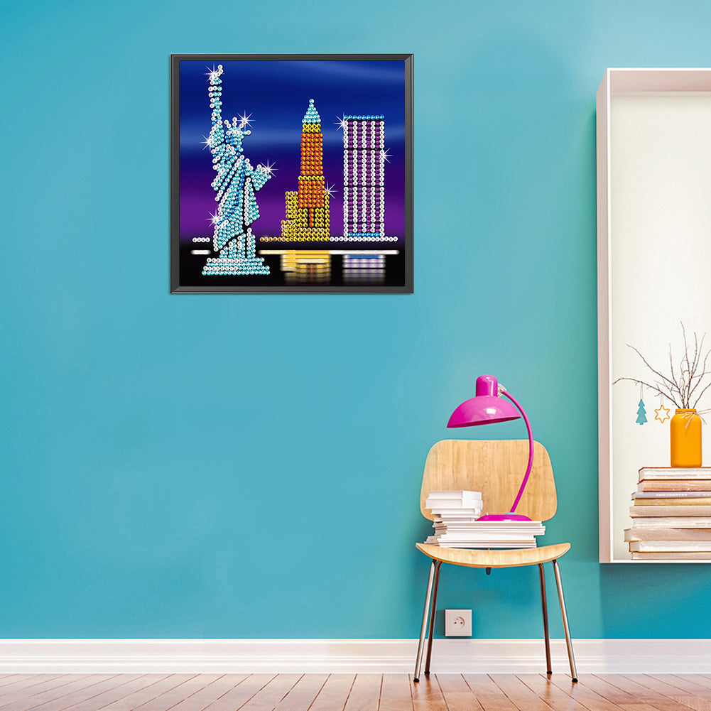 City ??Building - Crystal Drill Diamond Paiting 30*30CM