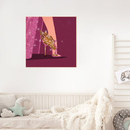 Princess High Heels - Full Round Drill Diamond Painting 30*30CM