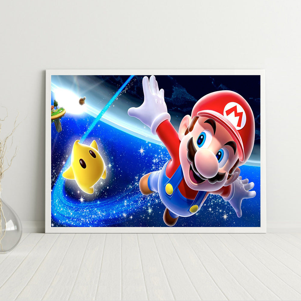 Mario - Full Round Drill Diamond Painting 40*30CM