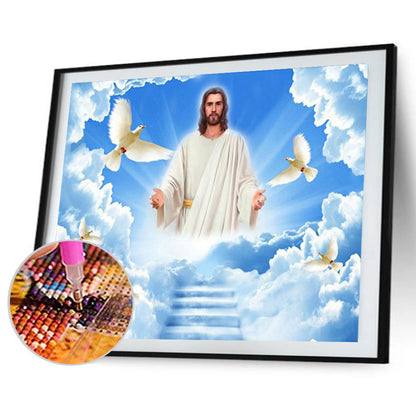 Jesus - Full Round Drill Diamond Painting 40*30CM