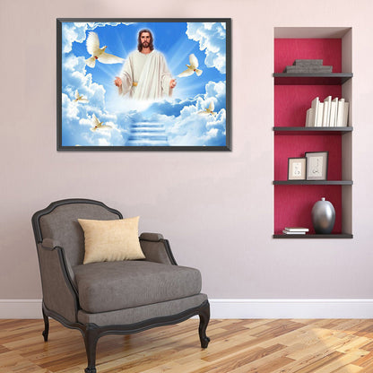 Jesus - Full Round Drill Diamond Painting 40*30CM